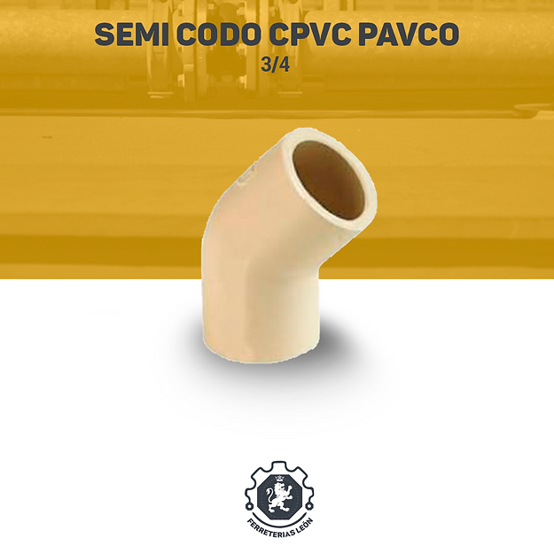 Semi Codo CPVC 3/4